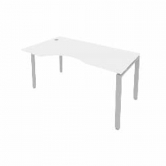 Стол письменный Рива METAL SYSTEM Б.СА-1 Л Белый/Серый