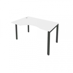 Стол письменный Рива METAL SYSTEM Б.СА-2 Л Белый/Антрацит