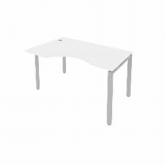 Стол письменный Рива METAL SYSTEM Б.СА-2 Л Белый/Серый