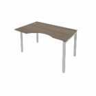Стол письменный Рива METAL SYSTEM Б.СА-2 Л Вяз/Серый