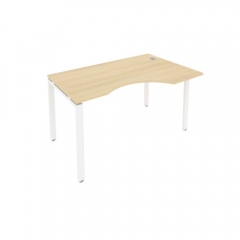 Стол письменный Рива METAL SYSTEM Б.СА-2 Пр Акация/Белый