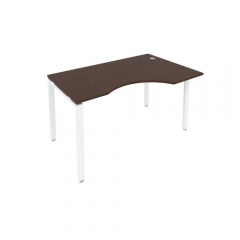 Стол письменный Рива METAL SYSTEM Б.СА-2 Пр Венге/Белый