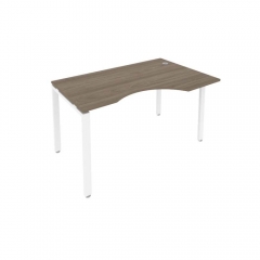 Стол письменный Рива METAL SYSTEM Б.СА-2 Пр Вяз/Белый