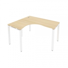 Стол письменный Рива METAL SYSTEM Б.СА-3 Л Акация/Белый