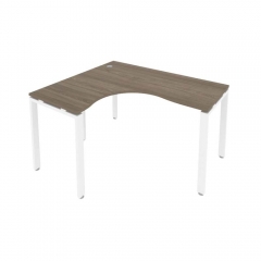 Стол письменный Рива METAL SYSTEM Б.СА-3 Л Вяз/Белый