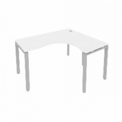 Стол письменный Рива METAL SYSTEM Б.СА-3 Пр Белый/Серый