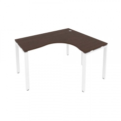Стол письменный Рива METAL SYSTEM Б.СА-3 Пр Венге/Белый