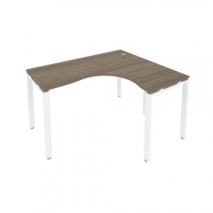Стол письменный Рива METAL SYSTEM Б.СА-3 Пр Вяз/Белый