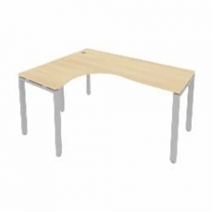 Стол письменный Рива METAL SYSTEM Б.СА-4 Л Акация/Серый