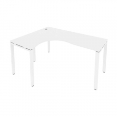 Стол письменный Рива METAL SYSTEM Б.СА-4 Л Белый