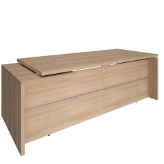 Стол руководителя Рива YALTA LT-В 22 R Акация Лорка