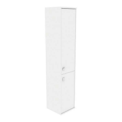 Шкаф высокий узкий правый Рива STYLE Л.СУ-1.8 Пр Белый