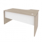 Стол эргономичный левый Рива ONIX O.SA-1L Дуб Аттик/Белый