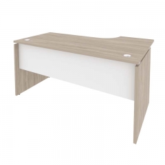 Стол эргономичный левый Рива ONIX O.SA-1L Дуб Аттик/Белый