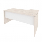 Стол эргономичный левый Рива ONIX O.SA-1L Денвер Светлый/Белый