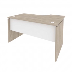 Стол эргономичный левый Рива ONIX O.SA-2L Дуб Аттик/Белый