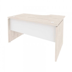 Стол эргономичный левый Рива ONIX O.SA-2L Денвер Светлый/Белый