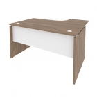 Стол эргономичный левый Рива ONIX O.SA-3L Дуб Аризона/Белый