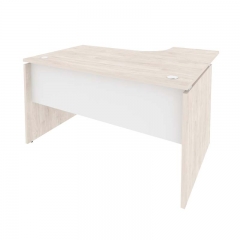 Стол эргономичный левый Рива ONIX O.SA-3L Денвер Светлый/Белый