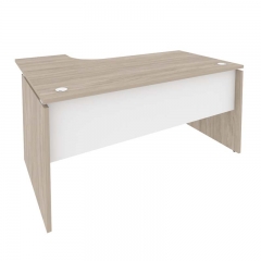 Стол эргономичный правый Рива ONIX O.SA-4R Дуб Аттик/Белый