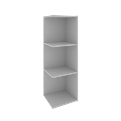 Модуль приставной 3 ячейки Рива LOCKER plus LK.PM-3 Серый