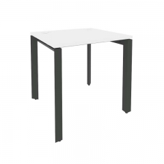 Стол рабочий на П-образном м/к Рива ONIX O.MP-SP-0.7 Белый Бриллиант/Антрацит