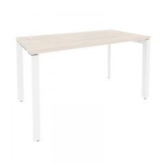 Стол рабочий на П-образном м/к Рива ONIX O.MP-SP-3.7 Денвер Светлый/Белый