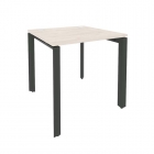 Стол рабочий на П-образном м/к Рива ONIX O.MP-SP-0.8 Денвер Светлый/Антрацит