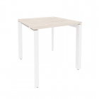 Стол рабочий на П-образном м/к Рива ONIX O.MP-SP-0.8 Денвер Светлый/Белый