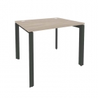 Стол рабочий на П-образном м/к Рива ONIX O.MP-SP-1.8 Дуб Аттик/Антрацит