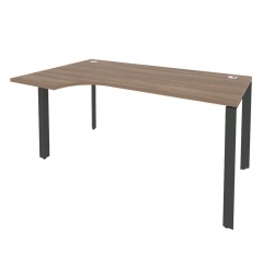 Стол эргономичный левый на П-образном м/к Рива ONIX O.MP-SA-1L Дуб Аризона/Антрацит