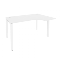 Стол эргономичный правый на П-образном м/к Рива ONIX O.MP-SA-2R Белый Бриллиант