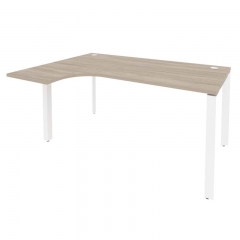 Стол эргономичный левый на П-образном м/к Рива ONIX O.MP-SA-4L Дуб Аризона/Белый