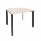 Стол переговорный 1 столешница Рива ONIX O.MP-PRG-1.1 Денвер Светлый/Антрацит