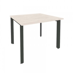 Стол переговорный 1 столешница Рива ONIX O.MP-PRG-1.1 Денвер Светлый/Антрацит