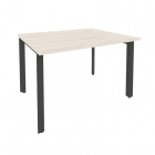 Стол переговорный 1 столешница Рива ONIX O.MP-PRG-1.2 Денвер Светлый/Антрацит