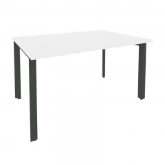 Стол переговорный 1 столешница Рива ONIX O.MP-PRG-1.3 Белый Бриллиант/Антрацит