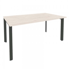 Стол переговорный 1 столешница Рива ONIX O.MP-PRG-1.4 Денвер Светлый/Антрацит