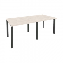 Стол переговорный 2 столешницы Рива ONIX O.MP-PRG-2.1 Денвер Светлый/Антрацит
