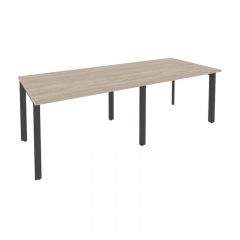 Стол переговорный 2 столешницы Рива ONIX O.MP-PRG-2.2 Дуб Аттик/Антрацит