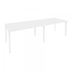 Стол переговорный 2 столешницы Рива ONIX O.MP-PRG-2.3 Белый Бриллиант