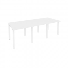 Стол переговорный 3 столешницы Рива ONIX O.MP-PRG-3.0 Белый Бриллиант