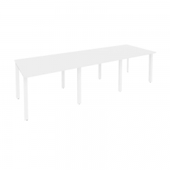 Стол переговорный 3 столешницы Рива ONIX O.MP-PRG-3.1 Белый Бриллиант