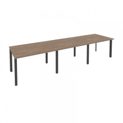 Стол переговорный 3 столешницы Рива ONIX O.MP-PRG-3.2 Дуб Аризона/Антрацит