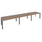 Стол переговорный 3 столешницы Рива ONIX O.MP-PRG-3.4 Дуб Аризона/Антрацит