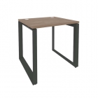 Стол рабочий на О-образном м/к Рива ONIX O.MO-SP-0.7 Дуб Аризона/Антрацит