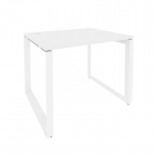 Стол рабочий на О-образном м/к Рива ONIX O.MO-SP-1.8 Белый Бриллиант