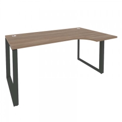 Стол эргономичный правый на О-образном м/к Рива ONIX O.MO-SA-1R Дуб Аризона/Антрацит