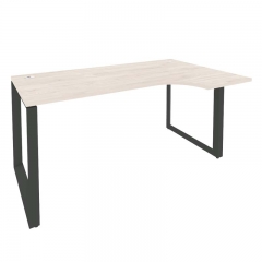 Стол эргономичный правый на О-образном м/к Рива ONIX O.MO-SA-1R Денвер Светлый/Антрацит