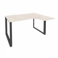 Стол эргономичный правый на О-образном м/к Рива ONIX O.MO-SA-3R Денвер Светлый/Антрацит